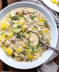 Lauch Käse Suppe